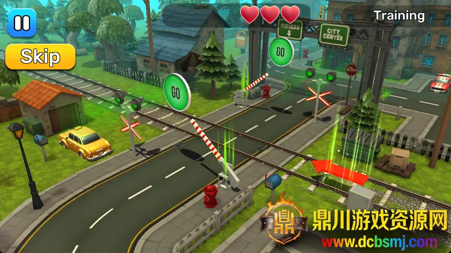 铁路公路交叉道口(交通管理游戏) 铁路公路交叉道口(交通管理游戏)