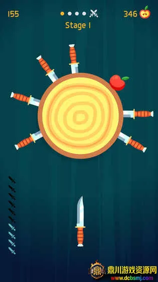 Knife Hit(�ɵ���ս��Ϸ)